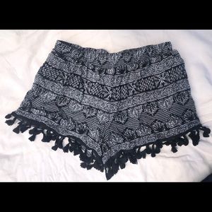Black and White cloth shorts